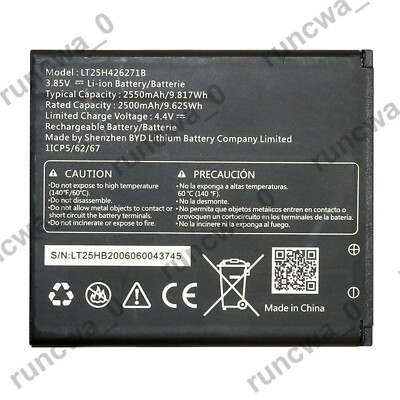 New LT25H426271B Battery For AT&T Radiant Core U304AA Calypso U318AA Wiko U307AS