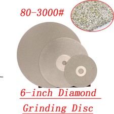 6" Single/Double sided Diamond Grinding Flat Lap Wheel Disc Sanding Polishing