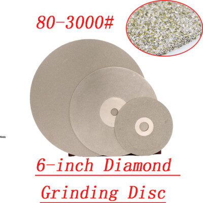 6'' Single/Double sided Diamond Grinding Flat Lap Wheel Disc Sanding Polishing