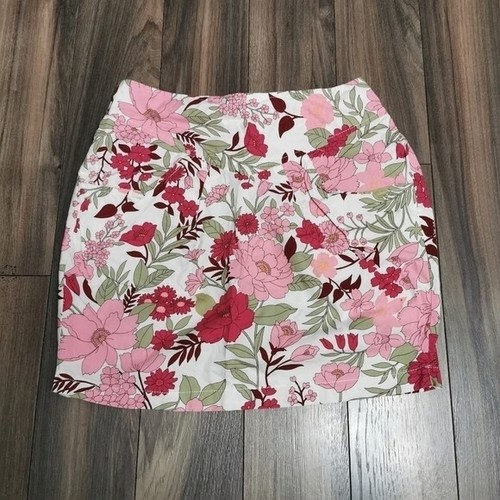 Floral Pear Shape Skirt Size Petite Small - Picture 2 of 6