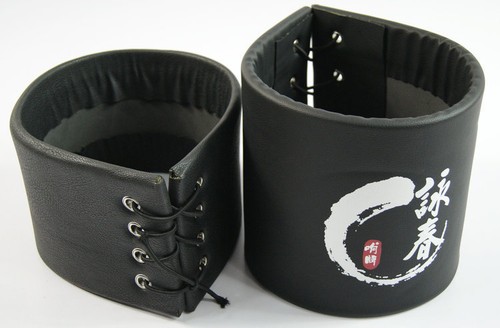 Almohadillas protectoras para cabeza perforadora maniquí de madera Wing Chun Ip Man 2 piezas almohadilla para alas Tsun Kung Fu - Imagen 4 de 9