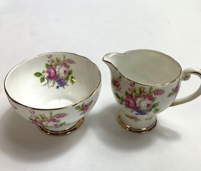 Vintage Royal Standard Bone China England ~ Cream and Sugar Set