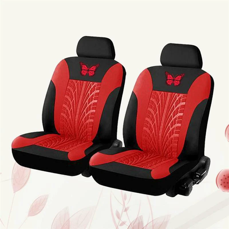 Fundas de asiento de coche Protector de cojín Poliéster Delantero Juego de accesorios para interior de coche Foto 3 de 4
