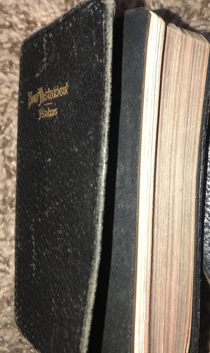 NEW Testament Psalms Holman Gem Pronouncing Edition Pocket Bible King James Vtg - Picture 7 of 11