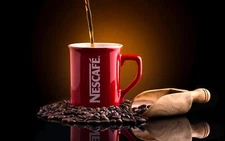 1 New Nescafe 8oz Red Cup Mug Instant Coffee Tea Gift FREE SHIPPING FROM U.S.A