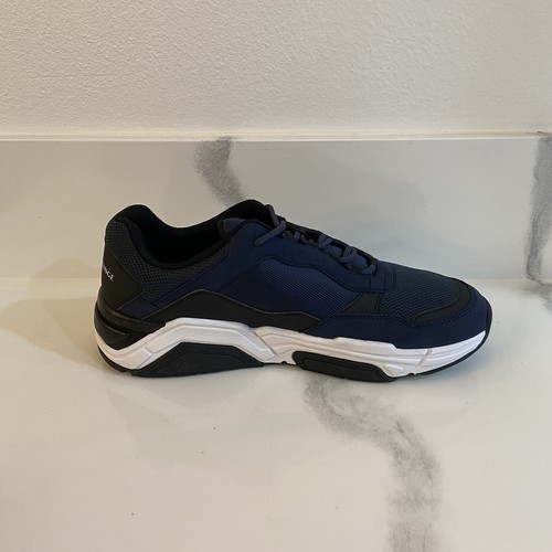 Armani Exchange AX XUX026 Azul Atlético Logo Tenis Zapatos Nuevos Para Hombre Talla 13” - Imagen 6 de 10