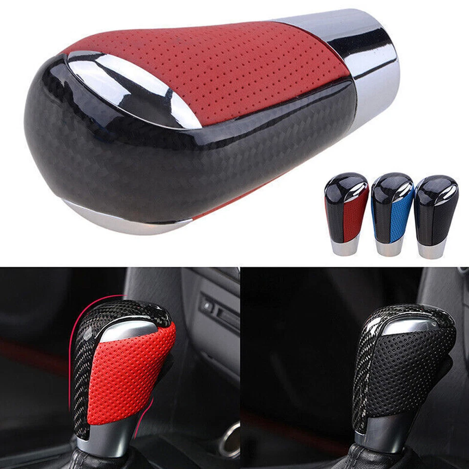 For Lexus Toyota Acura Mazda Subaru Carbon Fiber Gear Shift Knob New Foto 2 de 4