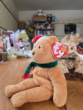 TY Beanie Baby - 2003 HOLIDAY TEDDY 9 inch - MINT/WITH TAGS