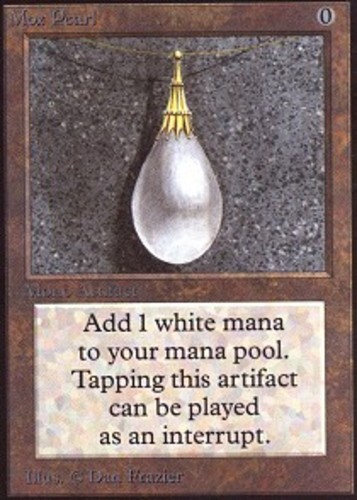 マジック：ザ・ギャザリング mox pearl 1x] Mox Pearl Near Mint, English Collectors Edition MTG