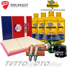 Tagliando DUCATI Monster 695 2007 2008 / Kit Olio Bardahl XTM + Filtri Candele