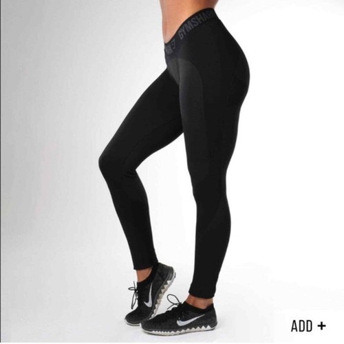GYMSHARK Flex Workout Leggings Black 
