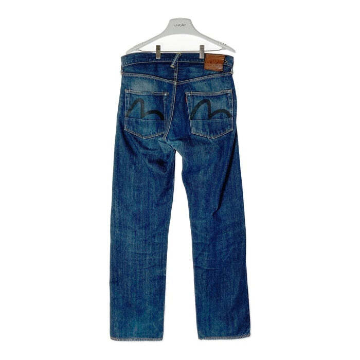 EVISU No2 Lot2000Z Seagull Paint Denim Pants Indigo Size 32 EVISU No2 Lot2000Z Seagull Paint Denim Pants Indigo Size 32