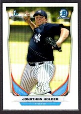 JONATHAN HOLDER YANKEES  RC 1st card 2014 BOWMAN CHROME #CDP88 - REFRACTOR