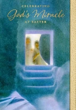 Religious EASTER Card FOR PASTOR, Celebrating God's Miracle Mark by DaySpring +✉