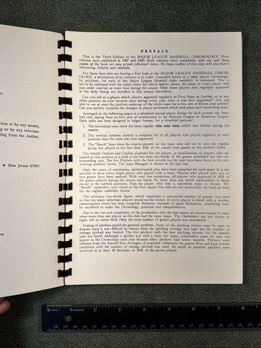 1971 Major League Baseball Chronology Bill Puckner Depth Chart Book Volume 3 - Picture 4 of 8