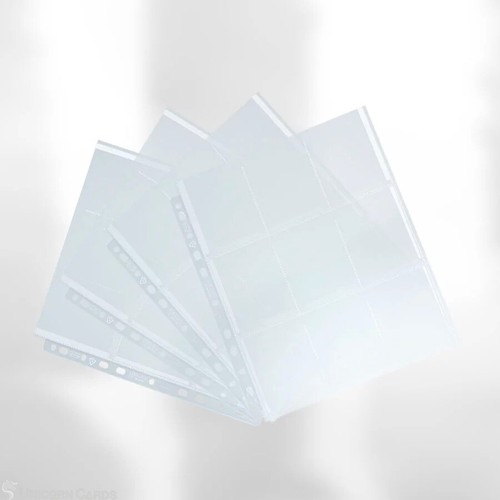 Gamegenic - Ultrasonic 9-Pocket Binder Pages: Toploading (10 Pages Pack) : Trans - Picture 3 of 4