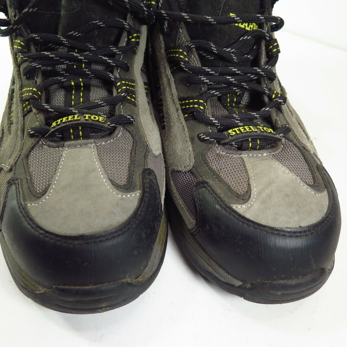 BRAHMA Men's Slip Resistant Steel Toe Work Shoes Athletic