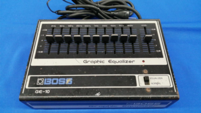 BOSS GE-10 Vintage Graphic Equalizer Guitar Effects Pedal Tested