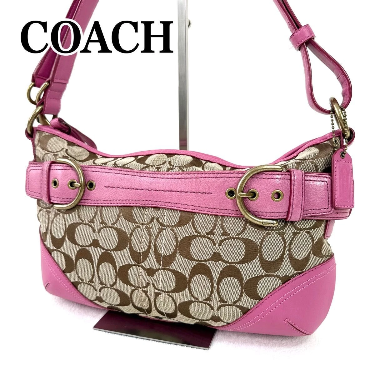 Coach Pink Soho Handbag for sale | eBay