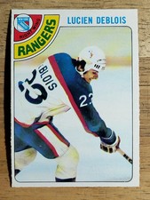 1978-79 O-Pee-Chee #136 Lucien DeBlois RC (VGEX)