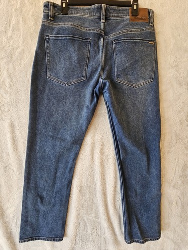 Men's Volcom Solver Modern Straight 34 x 29 Blue Jeans Stretch - Picture 20 of 24