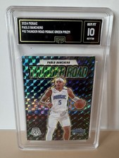 Paolo Banchero - 2024 Panini Mosaic Thunder Road #15 Green Prizm (GEM MT 10)