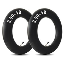 2 PCS 3.50-10 Inner Tube 10 inch Scooter Tube with Bent Valve Stem