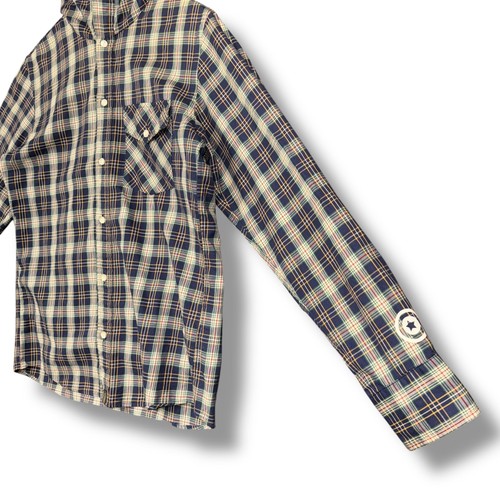 A bathing ape hooded shirt, full button, medium - Picture 5 of 7