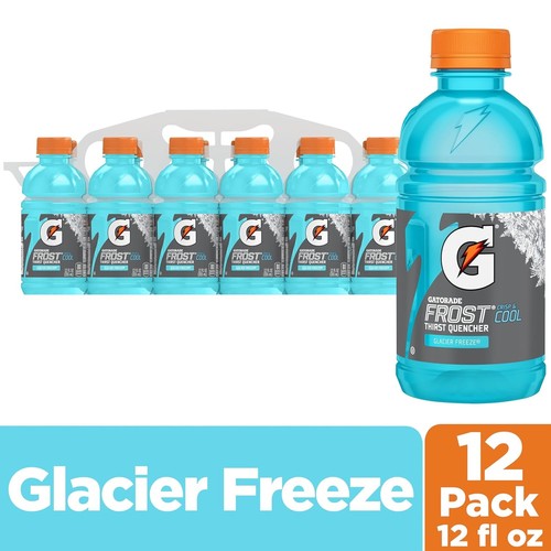 Gatorade Frost Glacier Freeze 12oz 12-Pack Thirst Quencher Sports Drink - Picture 2 of 6
