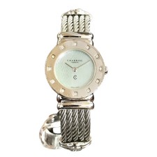 Montre Femme CHARRIOL Saint-Tropez 028S Quartz Cadran Bleu Clair Argent 925