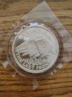 ALASKA THE LAST FRONTIER "GATEWAY TO THE NORTH" COIN 1 OUNCE .999 FINE SILVER