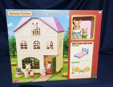 Calico Critters Sylvanian Families Wisteria Terrace Gift Set Rabbit New 5728