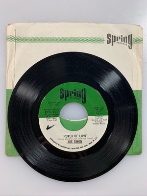 JOE SIMON : Power of Love / The Mirror Don't Lie  7  45 SPRING RECORDS 1972 EX