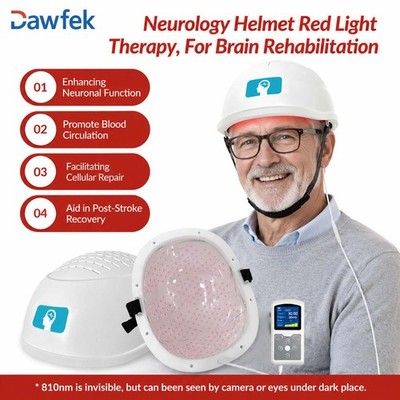 810nm Neuro Infrared Light Neuro Brain Helmet PBM Therapy for Anxiety Stroke TBI