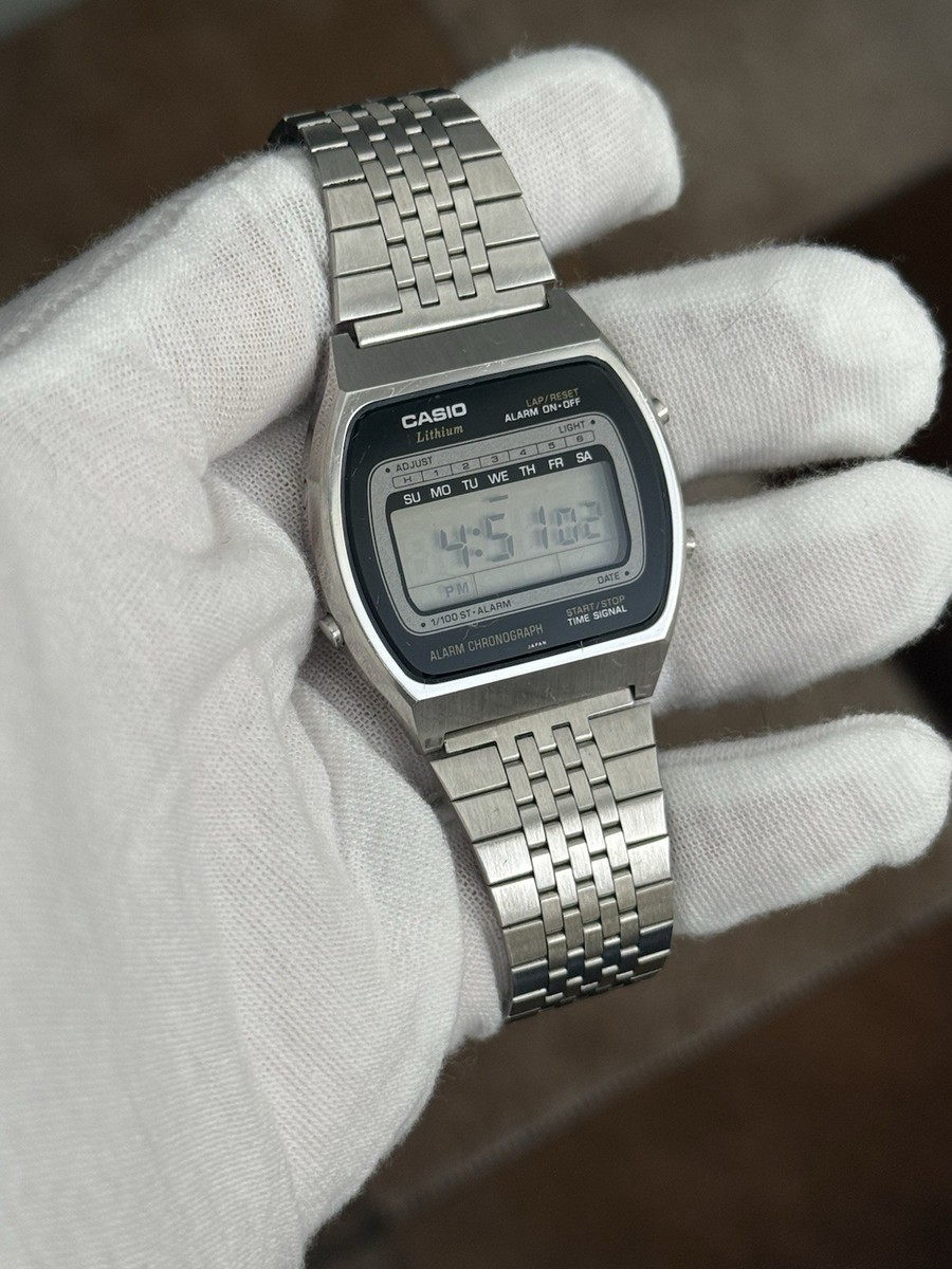 Rare Vintage Casio Casiotron 81CS-36 Men's Digital Sports