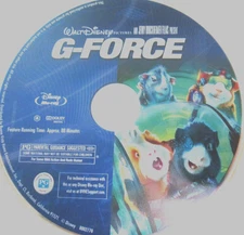 G-FORCE   (Blu-ray, 2009, Disney)  NO CASE, Read Description Section
