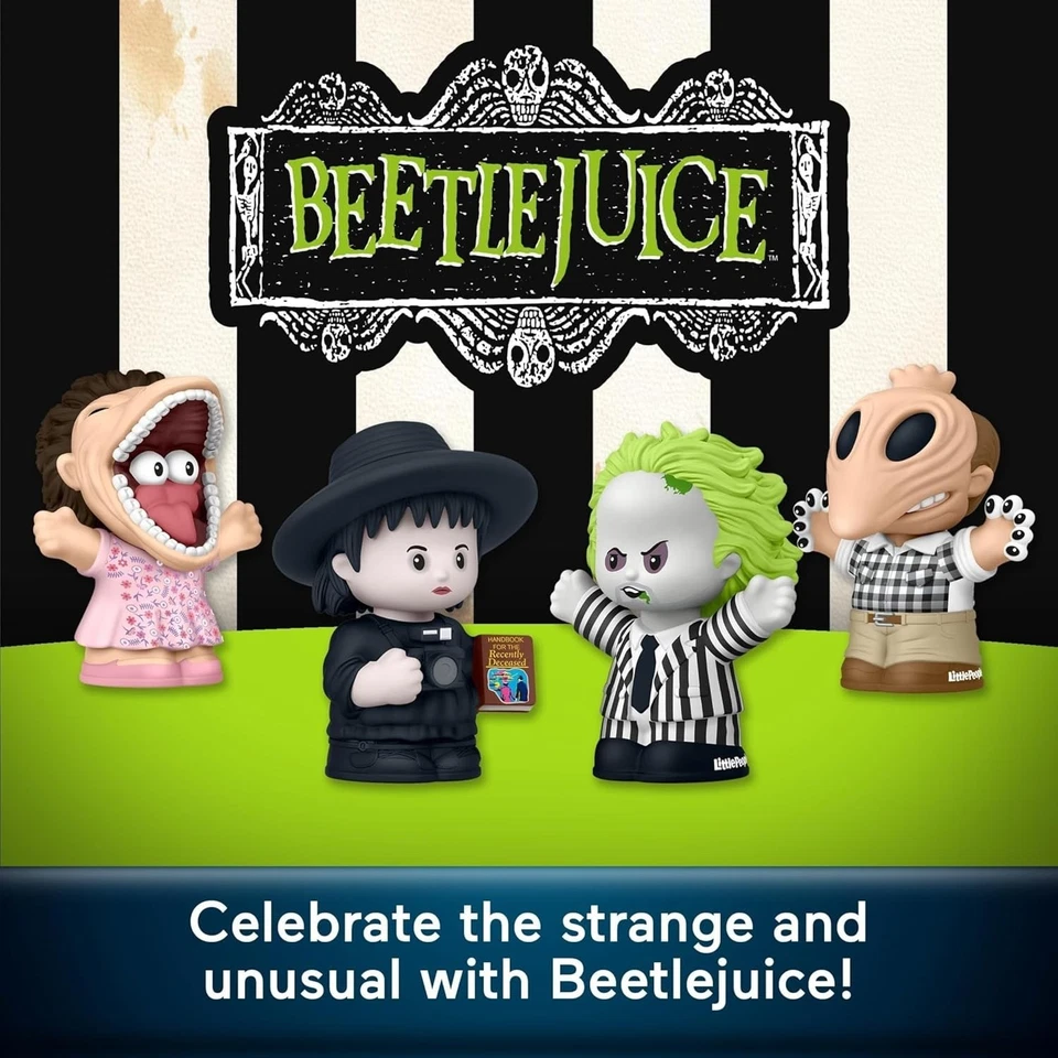 Little People Beetlejuice Special Edition Set Movie Fans Christmas Gifts Kids US - Image 2 of 4