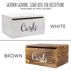 Wood Decorative Card Box Rustic Farmhouse for Wedding, Reception, Birthday