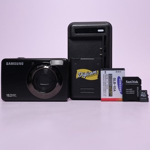 Samsung Digital Camera PL50 10.2MP Black Tested Full Working Set