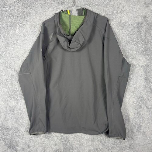 Eddie Bauer First Ascent Jacket Mens L Sandstone Softshell Tech Full Zip Hood - Picture 13 of 16