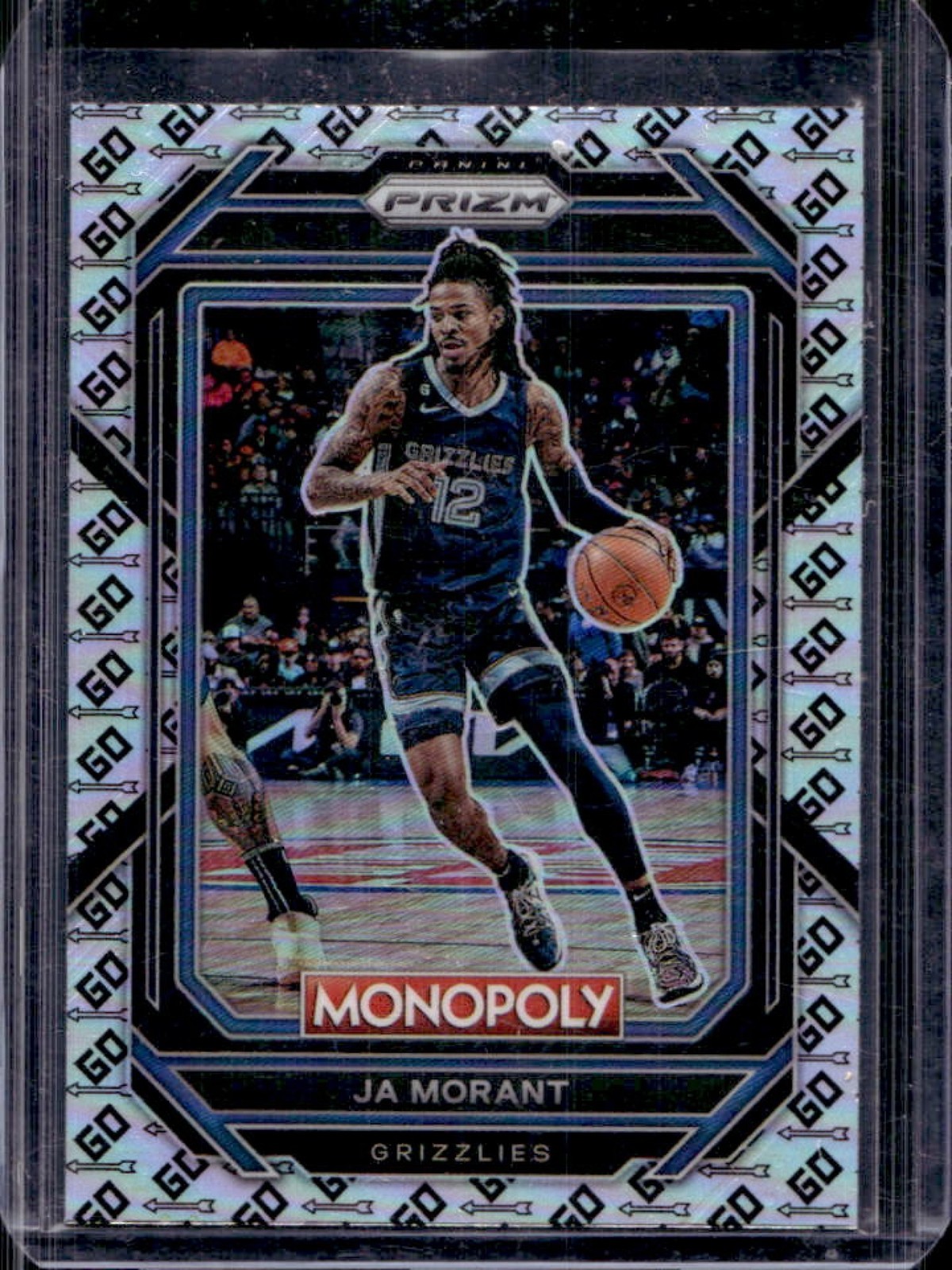 2022-23 Prizm Monopoly Ja Morant GO Space #43 Grizzlies