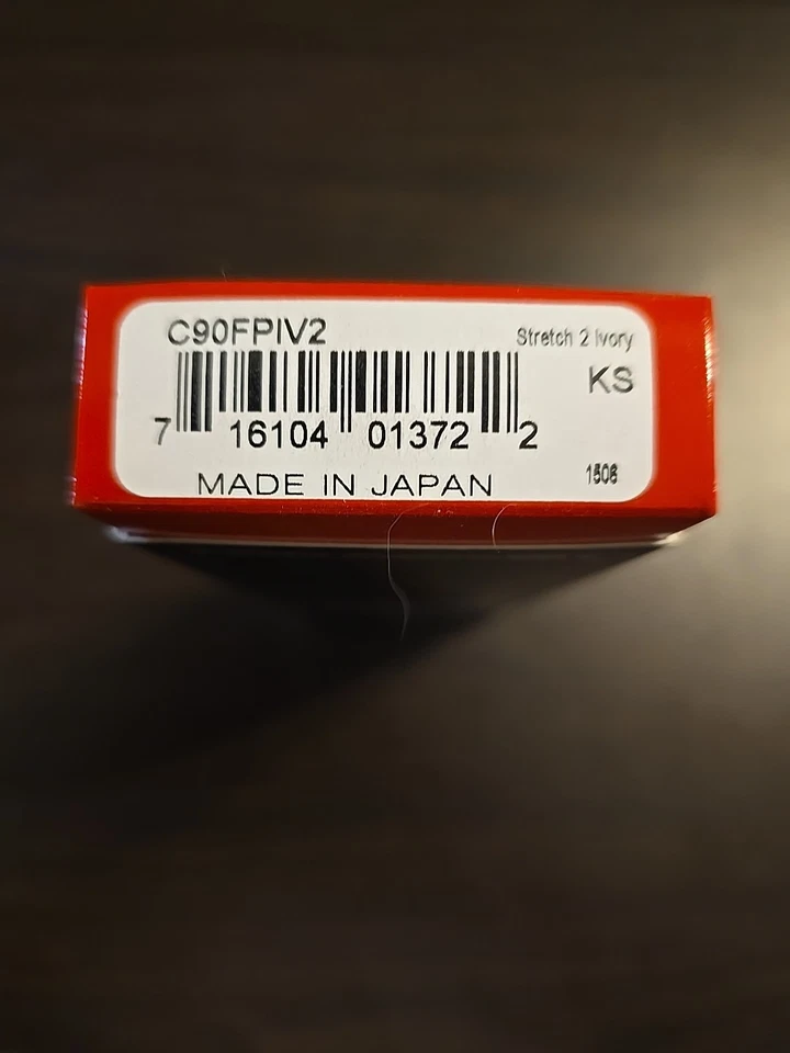 🔥Raro Spyderco Stretch 2 2019 blanco marfil VG10 C90FPIV2 borde liso *1/1200* Foto 2 de 4