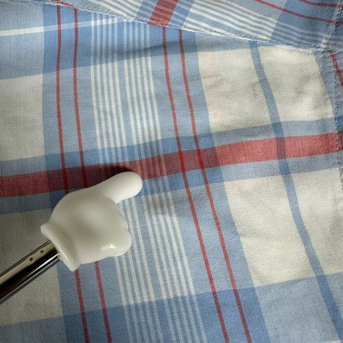 2 Men's Large Plaid Vineyard Vines Button Down Shirts !!WITH FLAWS AND HOLES!! - Picture 14 of 19