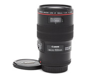 Near Mint Canon EF 100mm f2.8 L Macro IS USM Lens 52426