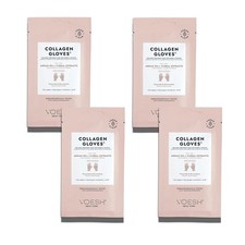 VOESH Collagen Gloves, Vegan Hand Masks, 4 Pack, Moisturizing, Repair Dry Skin