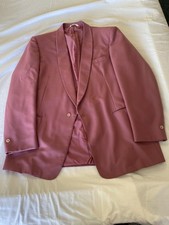 Miami Vice After Six Salmon Tuxedo Jacket Blazer Sports Coat 1980s Vintage
