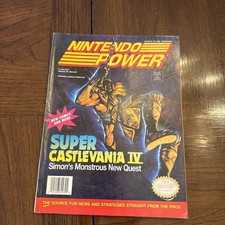 Nintendo Power Magazine Vol 32 Super Castlevania IV Jan 1992 Rocketeer Poster