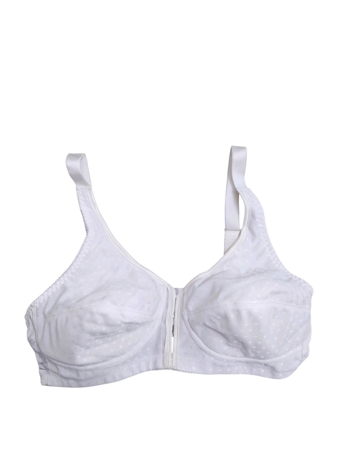 Amoena Mastectomy Bra Greta 2124 White Sz 36B Wireless Comfort