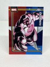 2026 Topps Chrome Marvel Captain America's Star Refractor #139 Nimrod /41 Card