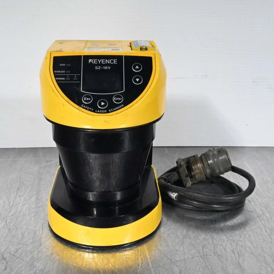 Keyence SZ-16V Safety Laser Scanner 24VDC with Cable + Warranty - Image 2 of 4